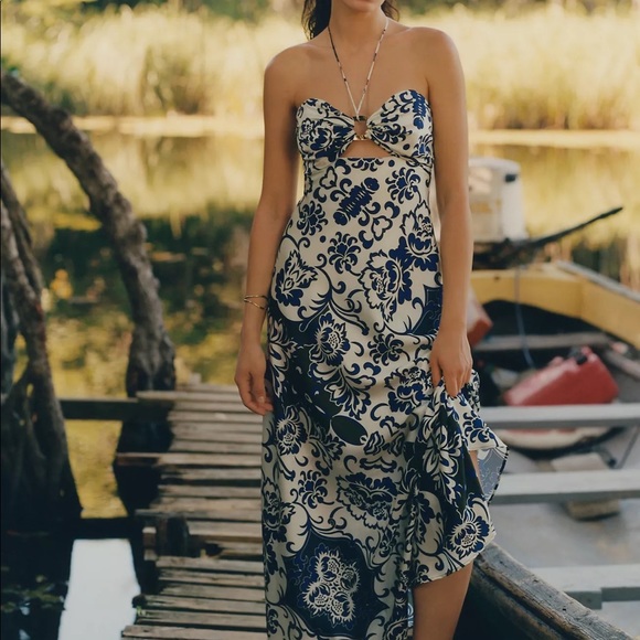 Anthropologie Delfi Collective Halter Maxi Dress - Picture 9 of 17